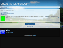 Tablet Screenshot of gruasparaenfermos.blogspot.com