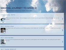 Tablet Screenshot of magicaljourneytogreece.blogspot.com