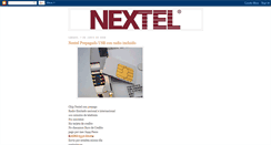 Desktop Screenshot of nextelprepago.blogspot.com