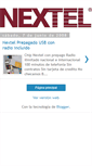 Mobile Screenshot of nextelprepago.blogspot.com
