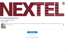 Tablet Screenshot of nextelprepago.blogspot.com