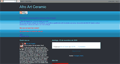 Desktop Screenshot of afroartceramic.blogspot.com