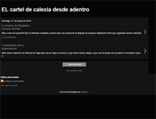 Tablet Screenshot of organizacioncalecia.blogspot.com