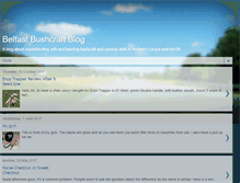Tablet Screenshot of belfastbushcraftblog.blogspot.com