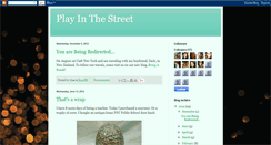 Desktop Screenshot of playinthestreet.blogspot.com