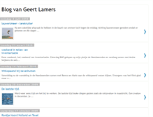 Tablet Screenshot of geertlamers.blogspot.com