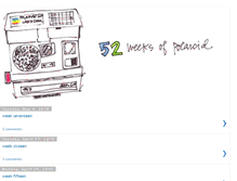 Tablet Screenshot of 52weeksofpolaroid.blogspot.com