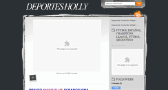 Desktop Screenshot of deportesholly.blogspot.com