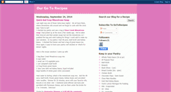 Desktop Screenshot of gotorecipes.blogspot.com