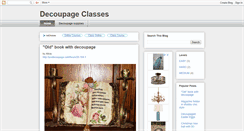 Desktop Screenshot of decoupage-class.blogspot.com