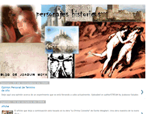 Tablet Screenshot of historicospersonajes.blogspot.com