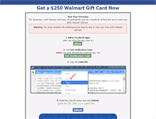 Tablet Screenshot of getwalmart-giftcard.blogspot.com