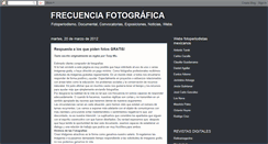 Desktop Screenshot of frecuenciafotografica.blogspot.com