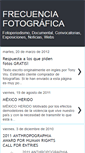 Mobile Screenshot of frecuenciafotografica.blogspot.com