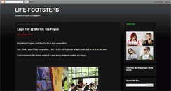 Desktop Screenshot of life-footsteps.blogspot.com