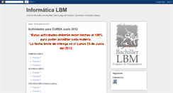 Desktop Screenshot of informaticalbm.blogspot.com