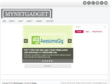 Tablet Screenshot of mynetgadget.blogspot.com