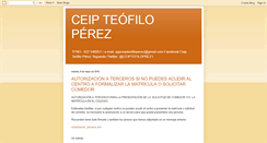 Desktop Screenshot of ceipteofiloperez.blogspot.com