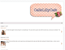 Tablet Screenshot of callelillycafe.blogspot.com