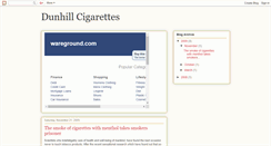 Desktop Screenshot of dunhillcigarettes.blogspot.com