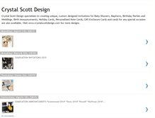 Tablet Screenshot of crystalscottdesign.blogspot.com