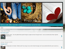 Tablet Screenshot of mylovefromhome.blogspot.com