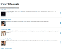 Tablet Screenshot of naked-lindsaylohan.blogspot.com