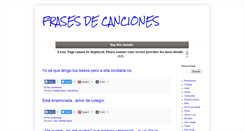 Desktop Screenshot of frases-de-canciones-7.blogspot.com