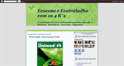 Desktop Screenshot of eco-casaeeco-trabalho.blogspot.com