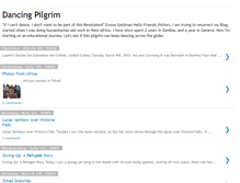 Tablet Screenshot of dancingpilgrim.blogspot.com