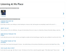 Tablet Screenshot of listeningathisplace.blogspot.com