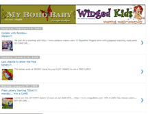 Tablet Screenshot of mybohobaby.blogspot.com