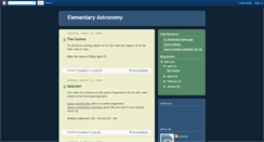 Desktop Screenshot of elementaryastronomy.blogspot.com