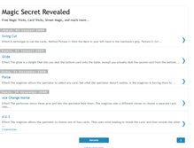 Tablet Screenshot of magician666.blogspot.com