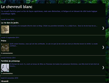 Tablet Screenshot of chevreuilblanc.blogspot.com