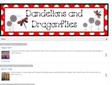 Tablet Screenshot of dandelionsdragonflies.blogspot.com
