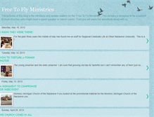 Tablet Screenshot of freetoflyministries.blogspot.com