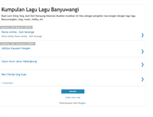 Tablet Screenshot of banyuwangian.blogspot.com