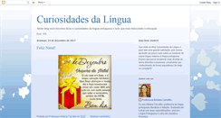 Desktop Screenshot of curiosidadesdalngua.blogspot.com