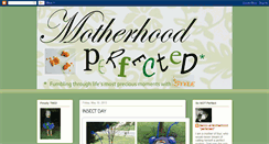 Desktop Screenshot of motherhoodperfected.blogspot.com