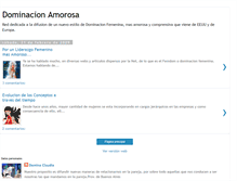 Tablet Screenshot of dominacion-amorosa.blogspot.com