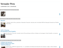 Tablet Screenshot of piresvereador.blogspot.com