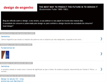 Tablet Screenshot of designdeengenho.blogspot.com