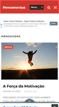 Mobile Screenshot of pensamentosparameditacao.blogspot.com