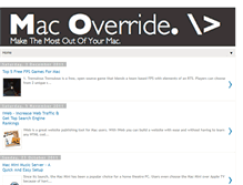 Tablet Screenshot of macoverride.blogspot.com