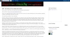 Desktop Screenshot of advancedballstriking.blogspot.com