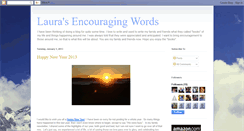 Desktop Screenshot of laurasencouragingwords.blogspot.com