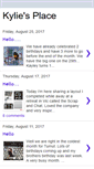 Mobile Screenshot of kylie-kyliesplace.blogspot.com