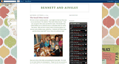 Desktop Screenshot of bennettandainsley.blogspot.com