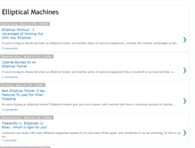 Tablet Screenshot of elliptical-machines-info.blogspot.com